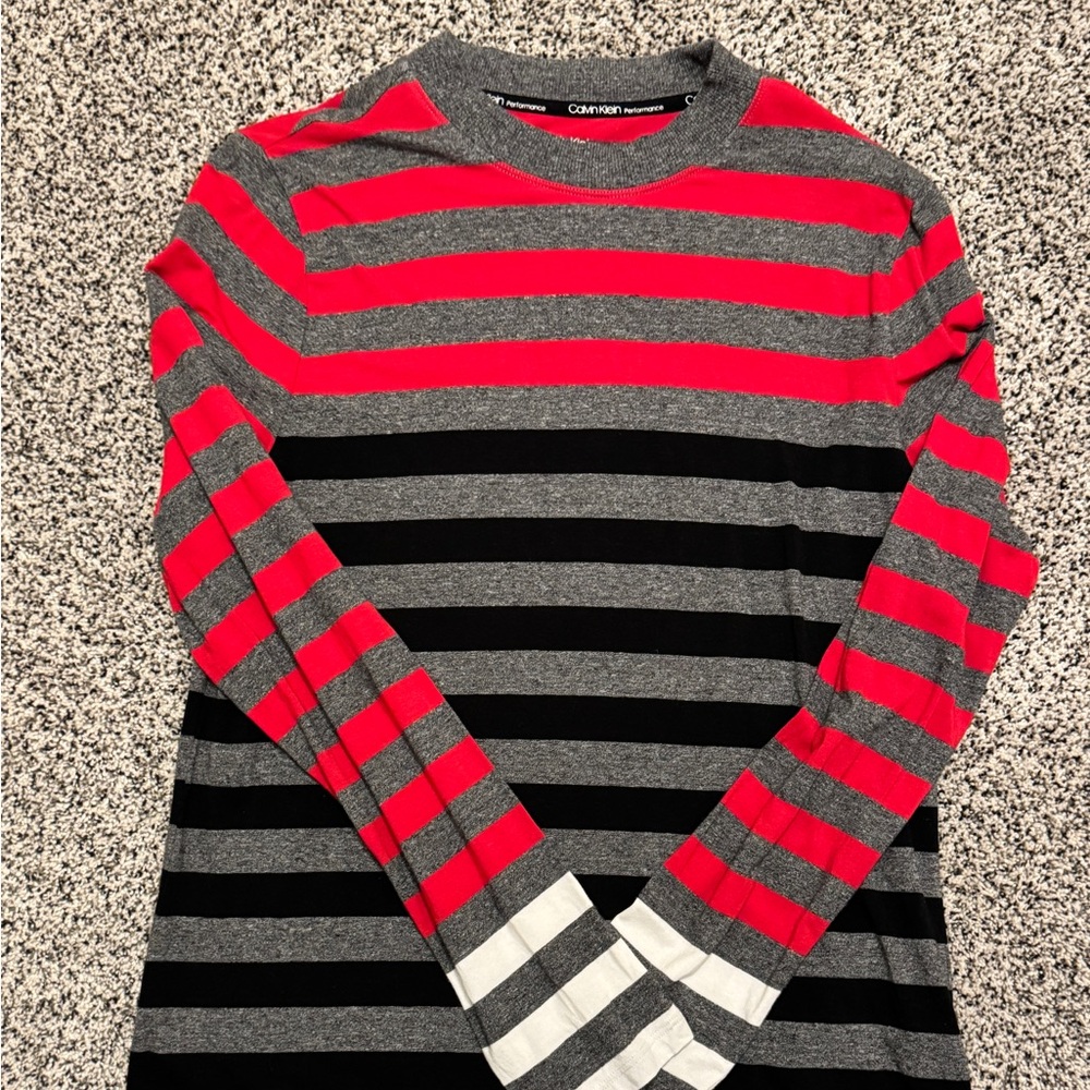Calvin Klein Performance Striped Women’s Long Sleeve